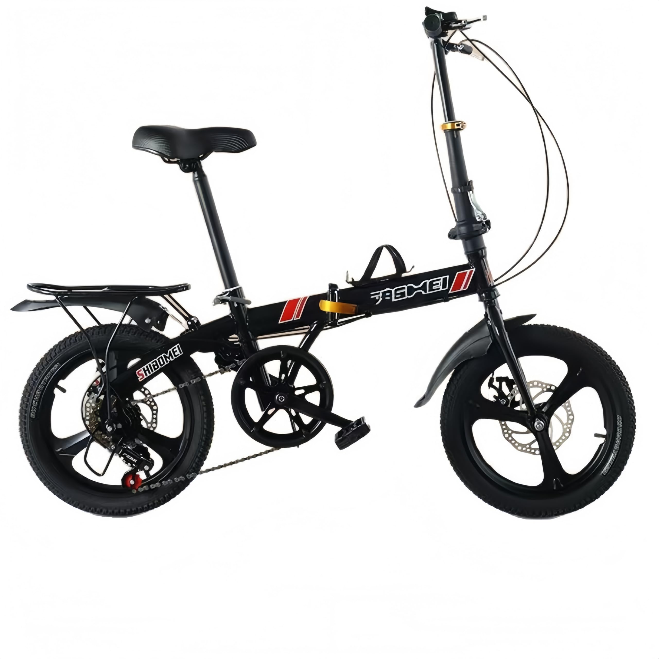 Amazon | Klivex折りたたみ自転車16/20インチ 高炭素鋼フレーム 耐荷重