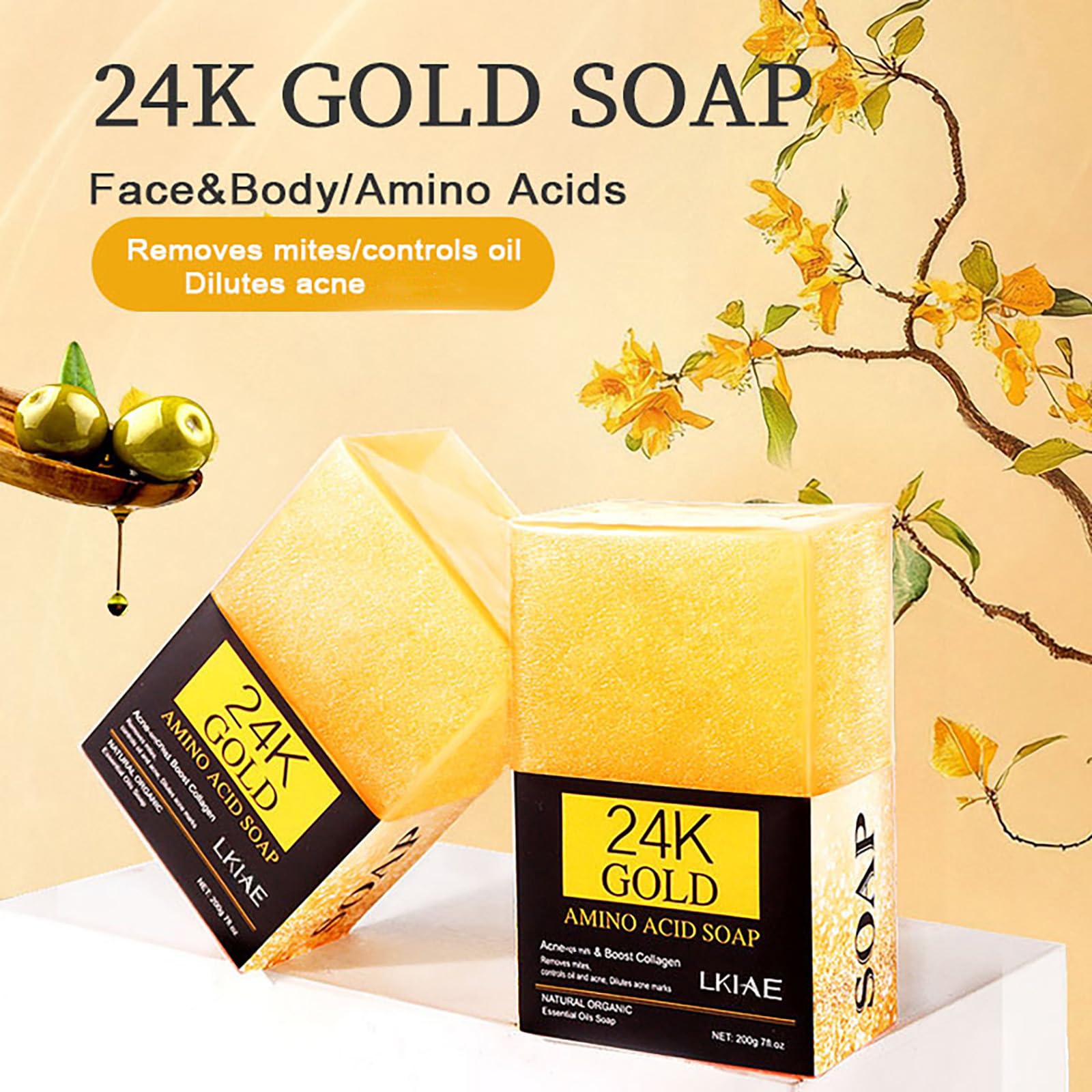 LKIAE Ultra Glutathione and Collagen Whitening Skin Care Set, Moisturizing, Reduce Dark Spots, Melanin, Hyperpigmentation