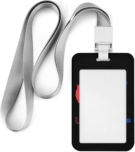 Miniatura 3 de Portatarjetas de lucha libre de Estados Unidos con cordón, tarjeta de identificación con nombre para profesores, enfermeras y médicos