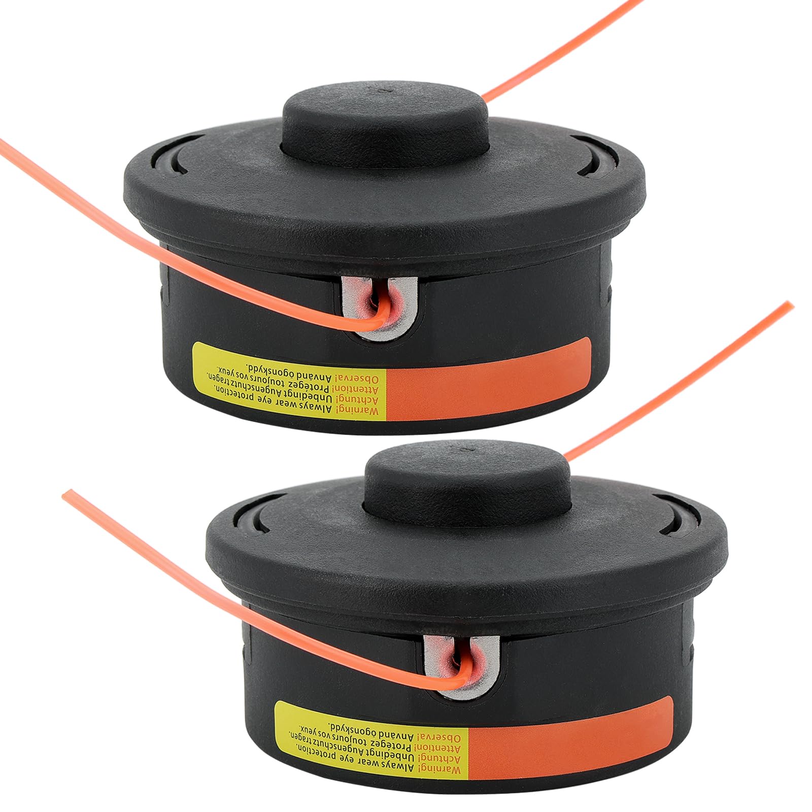 2 cabezales de cortacésped Autocut 25-2, M10 x 1.0, para Stihl FS55 FS85 FS56 FS70 FS80 FS90 FS100 FS110 FS130 FS240 FS250 40027102108 mmer accesorios con segadora hilo 2,4 mm 6 m