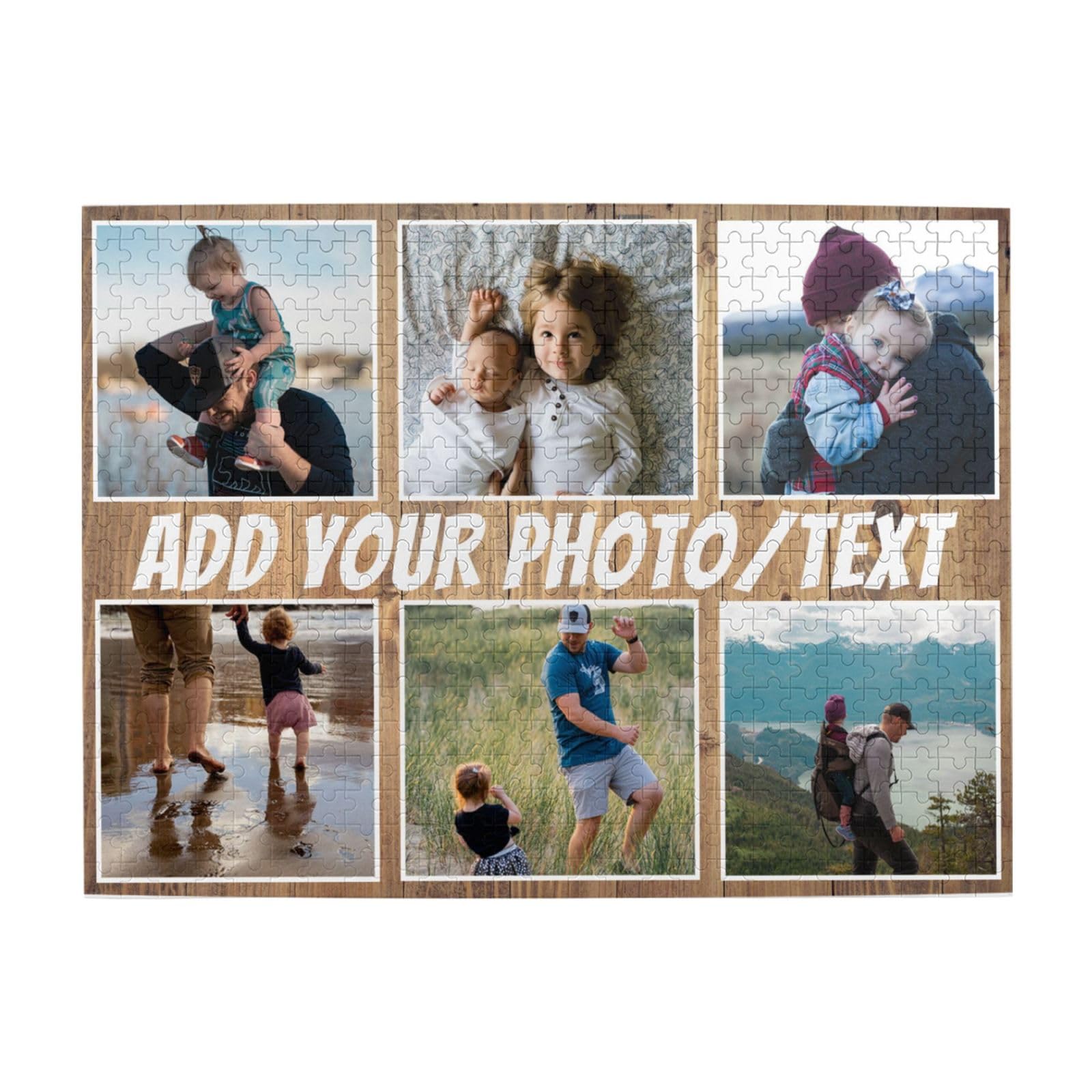 Custom Puzzles from Photos 300/500/1000 Pieces,Photo Puzzles Personalized,Customized Puzzle Gifts for Adults Family,Birthday, Wedding,Friends