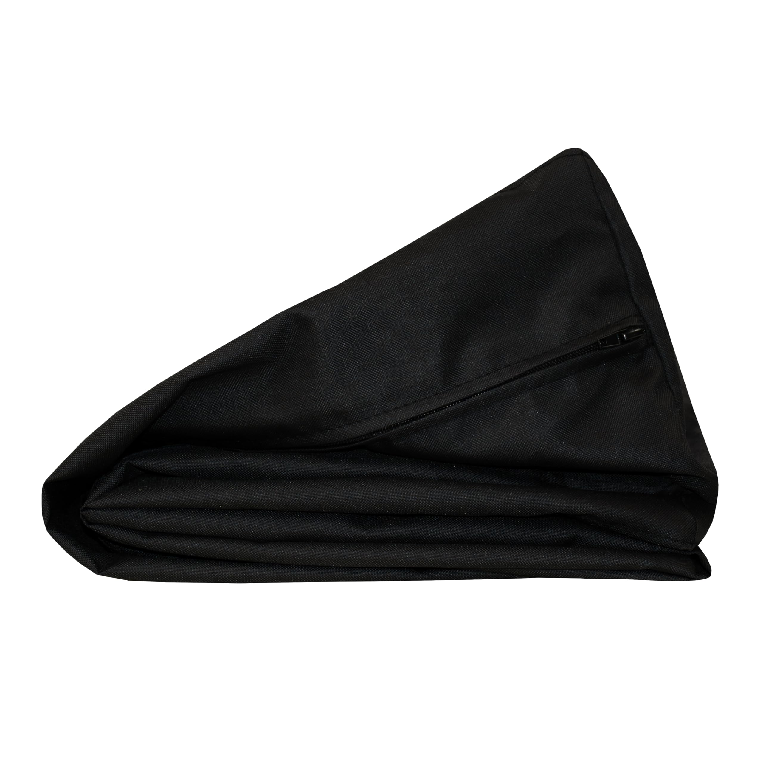POKAR Waterproof Cushion Covers for Euro Pallet Cushions Set of 2: 1x Seat Cushion 120x80 + 1x Back Cushion 120x40, Black