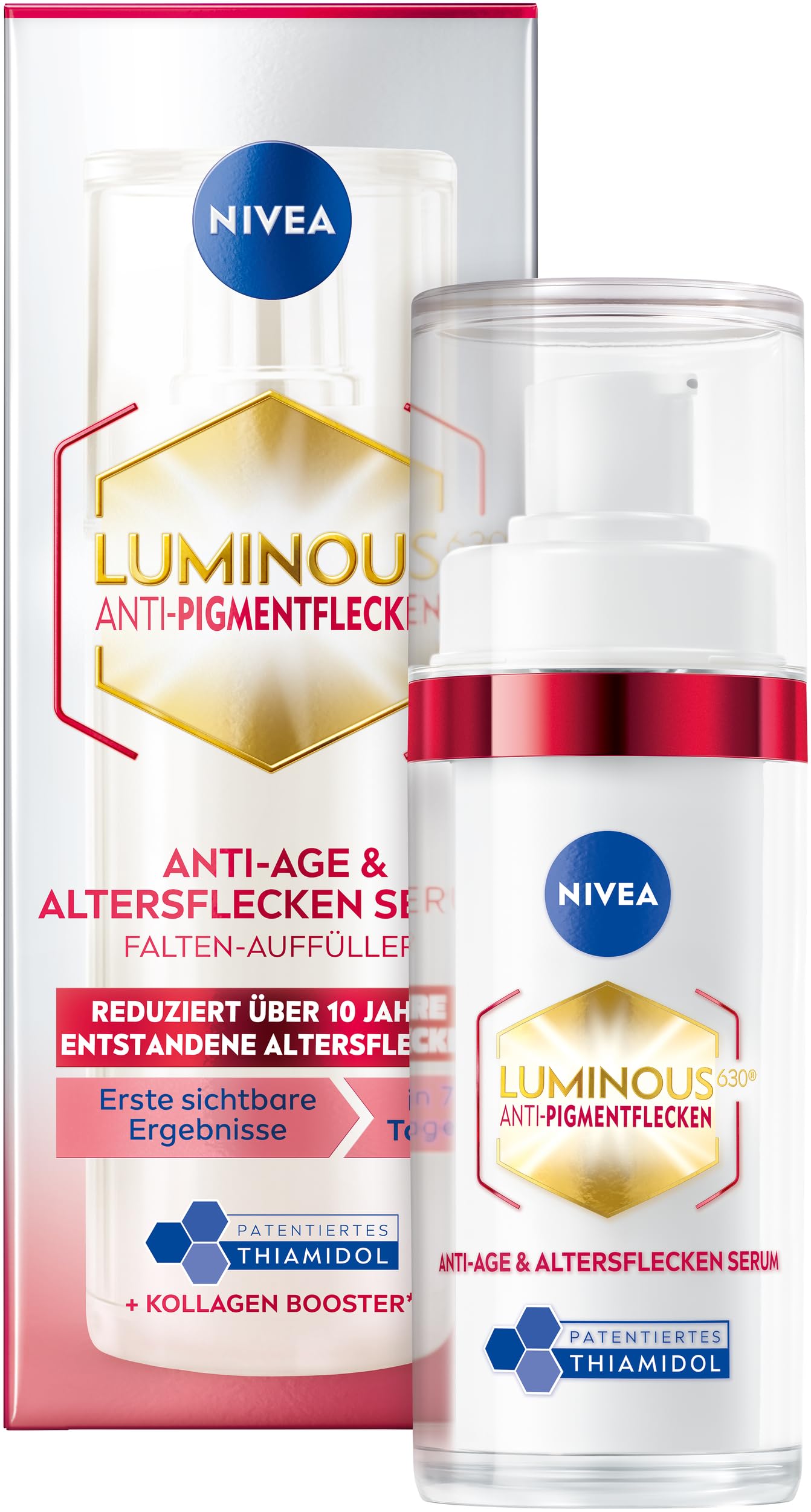 NIVEA Luminous630 Anti-Age Serum gegen Altersflecken, 30 ml