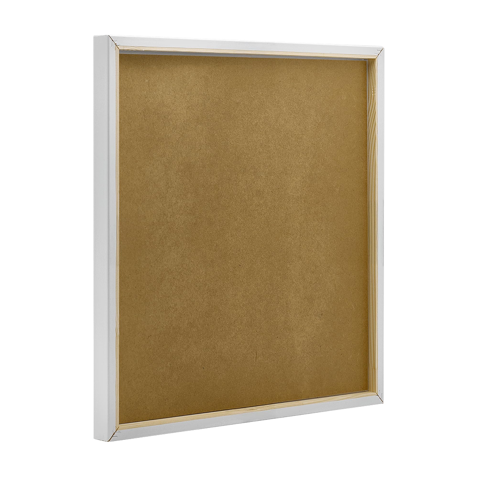 Stupell Industries Krissy Mast Kunstdruck mit verschiedenen Fischkonserven, gerahmt, unter Glas, 40,6 x 40,6 cm, Weiß