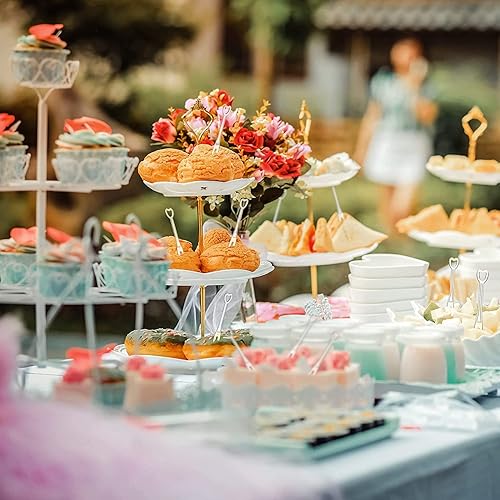 Miniatura 6 de Tenedor de frutas desechable para tartas, postres, tenedor para tartas, bistró, plato de sujeción, tenedor, brocheta de frutas, adecuado para tienda