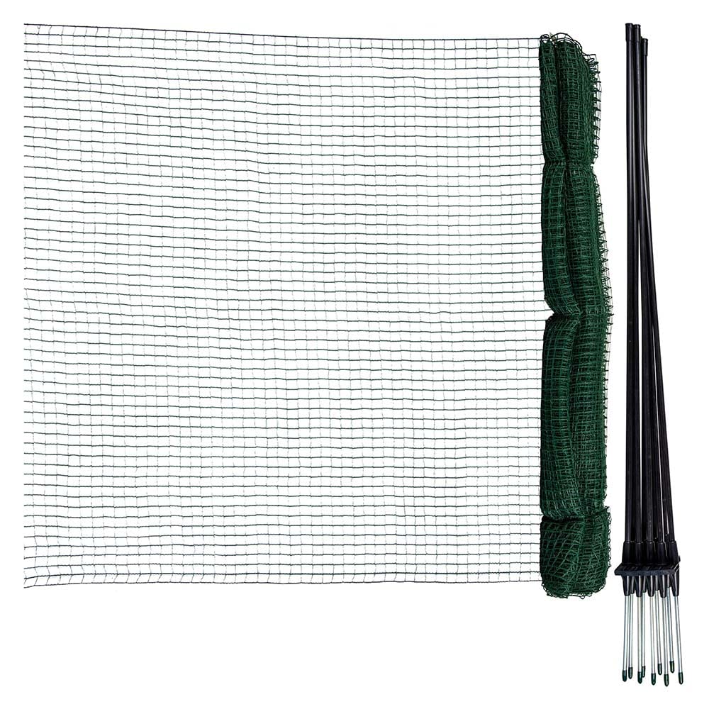 horizont Clôture de délimitation Flex, clôture Mobile spéciale avec 9 piquets séparés en Fibre de Verre, 15 m de Long & 90 cm de Haut