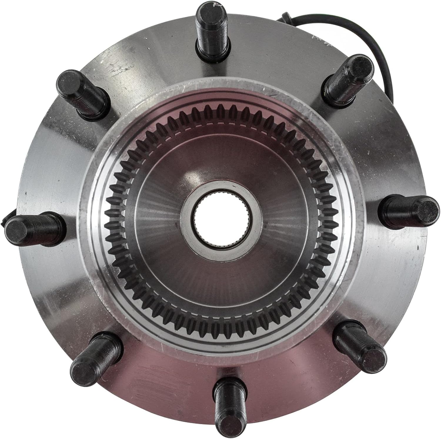 TRQ Front Wheel Bearing & Hub Assembly 4WD with ABS Sensor Compatible with 1999 Ford F-250 Super Duty F-350 Super Duty F-450 Super Duty F-550 Super Duty