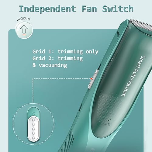 Miniatura 3 de Cortapelos para bebés, cortapelos eléctricos silenciosos para niños, kit de corte de pelo de bebé para niños de 0 a 12 años, cuchilla de cerámica