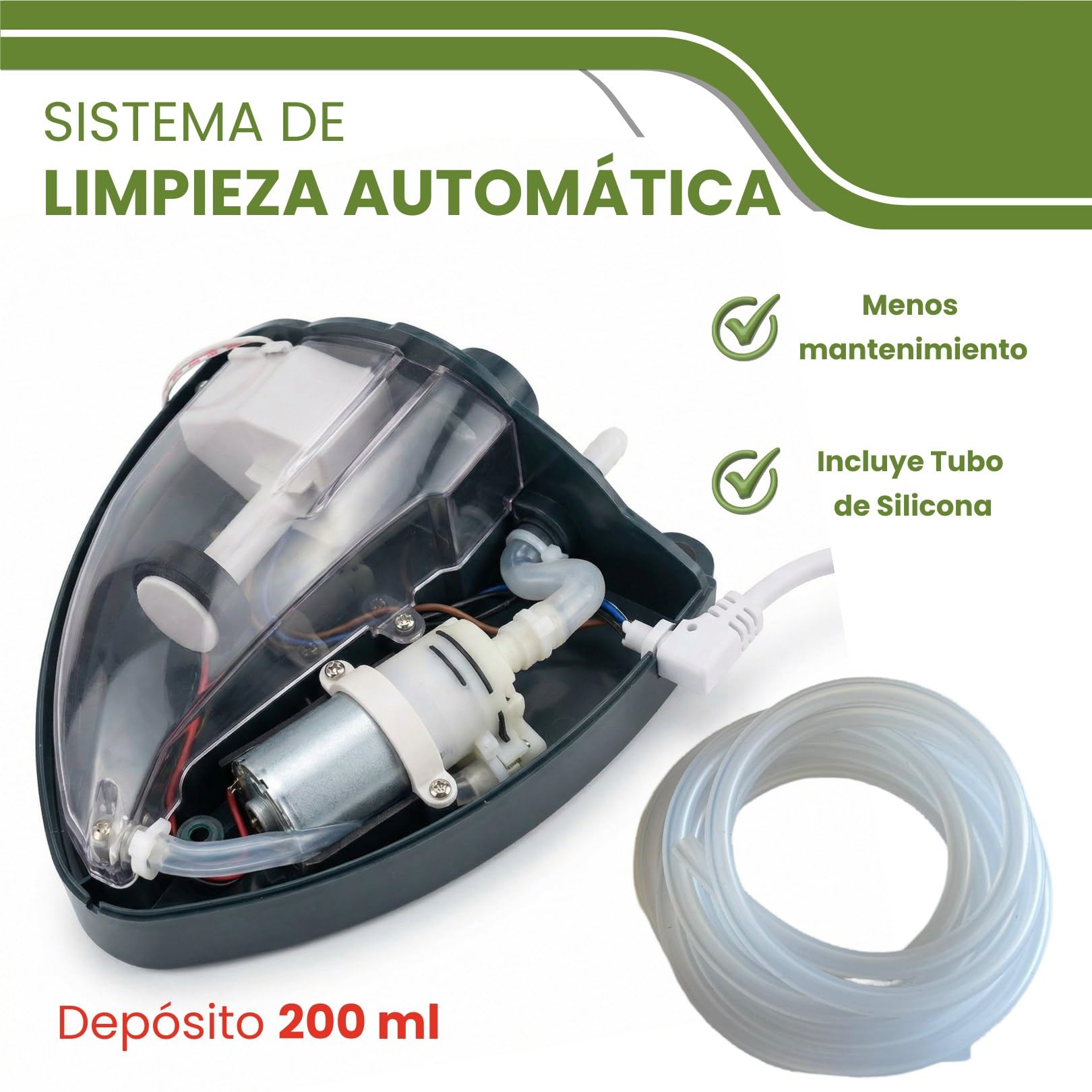 GOLDMAN SERVICE | Bomba de Condensados Aire Acondicionado Mural 20m Elevación | Bomba Desagüe Split Ultra Silenciosa 17dB | Sistema Alarma Integrado | 5W Bajo Consumo - 5