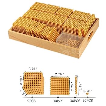 Amazon.co.jp: 10進法バンクゲームモンテッソーリ数学おもちゃ