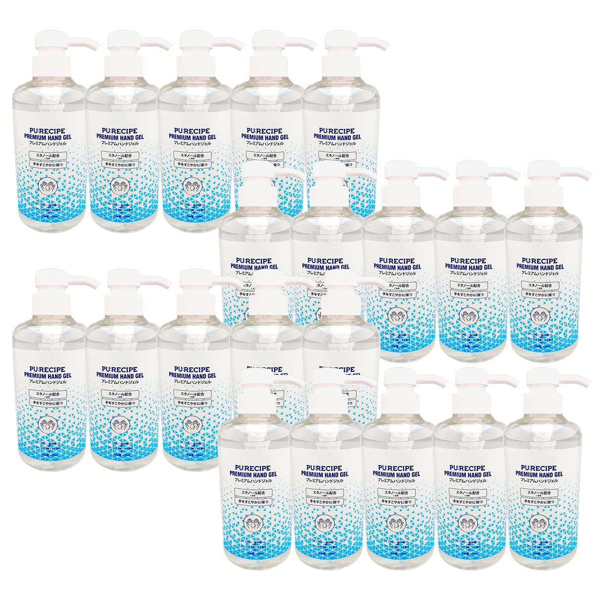 Amazon.co.jp: プレミアムハンドジェル 500ml 20本入 ケース販売