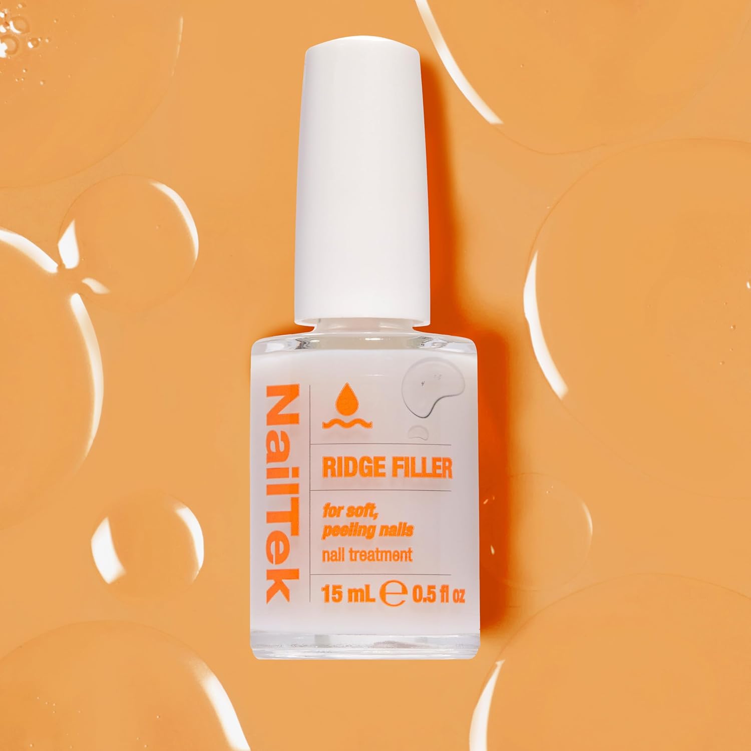 Nail Tek Ridge Filler Formula 2 – Clear Ridge Filler for Nails Base Coat, Nail Strengthener Polish for Soft & Peeling Nails, 0.5 fl oz - Image 7