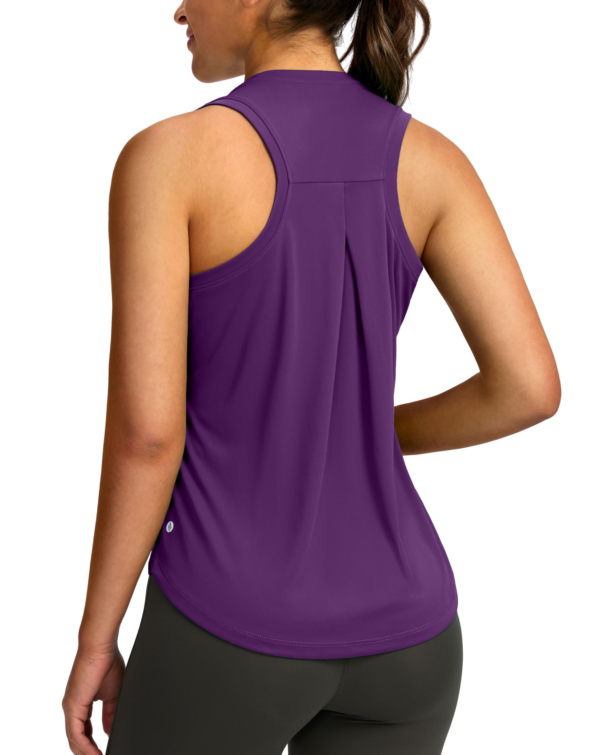 SANTINY Women's Sleeveless Workout Tops Lightweight Tennis Yoga Gym Athletic Running Shirts Racerback Tank Tops for Women