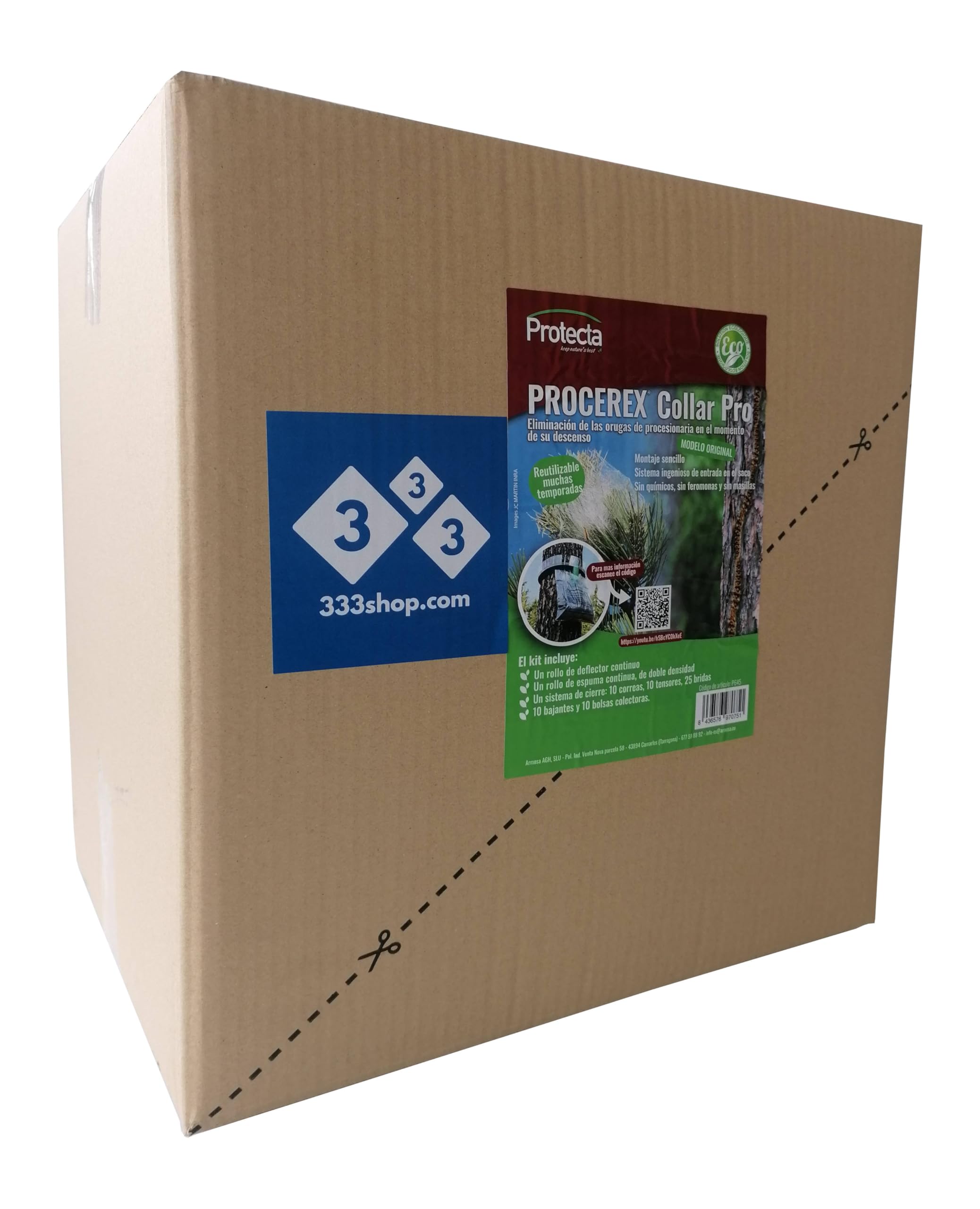 333 Kit Pro 10 Collares procerex Anti orugas procesionaria