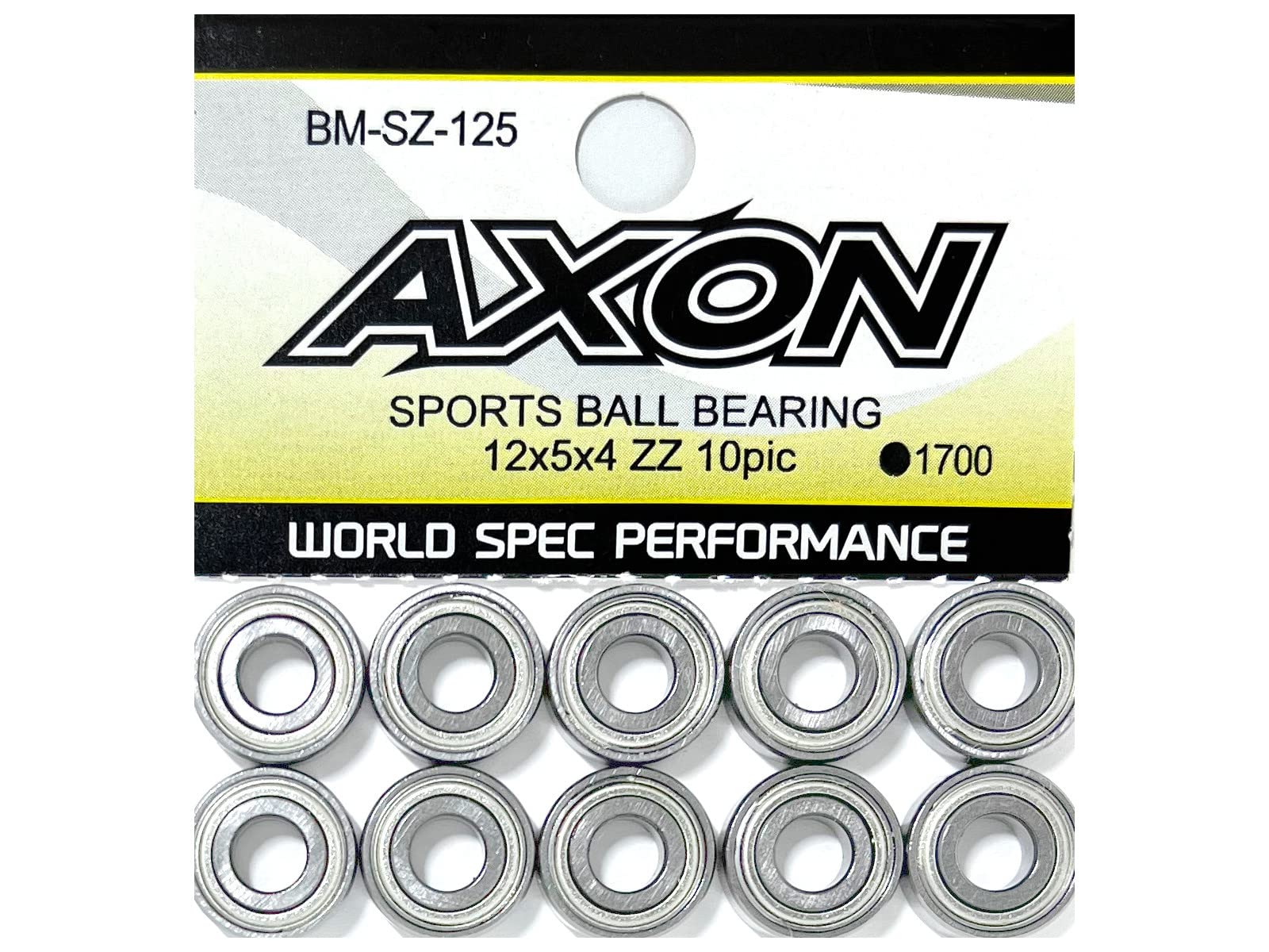 みょーん Amazon.co.jp: AXON SPORTS BALL BEARING 12x5x4 ZZ 10pic BM-SZ