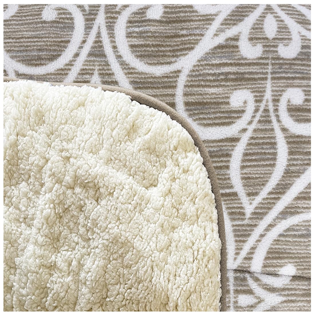 Acomoda Textil – Edredón Nórdico de Sedalina con Borreguito. Edredón Sherpa Estampado para Cama de 135 y 150, Manta Cama Matrimonio y Sofá de Invierno, Cálida y Suave. (Corona, 240x250 cm)