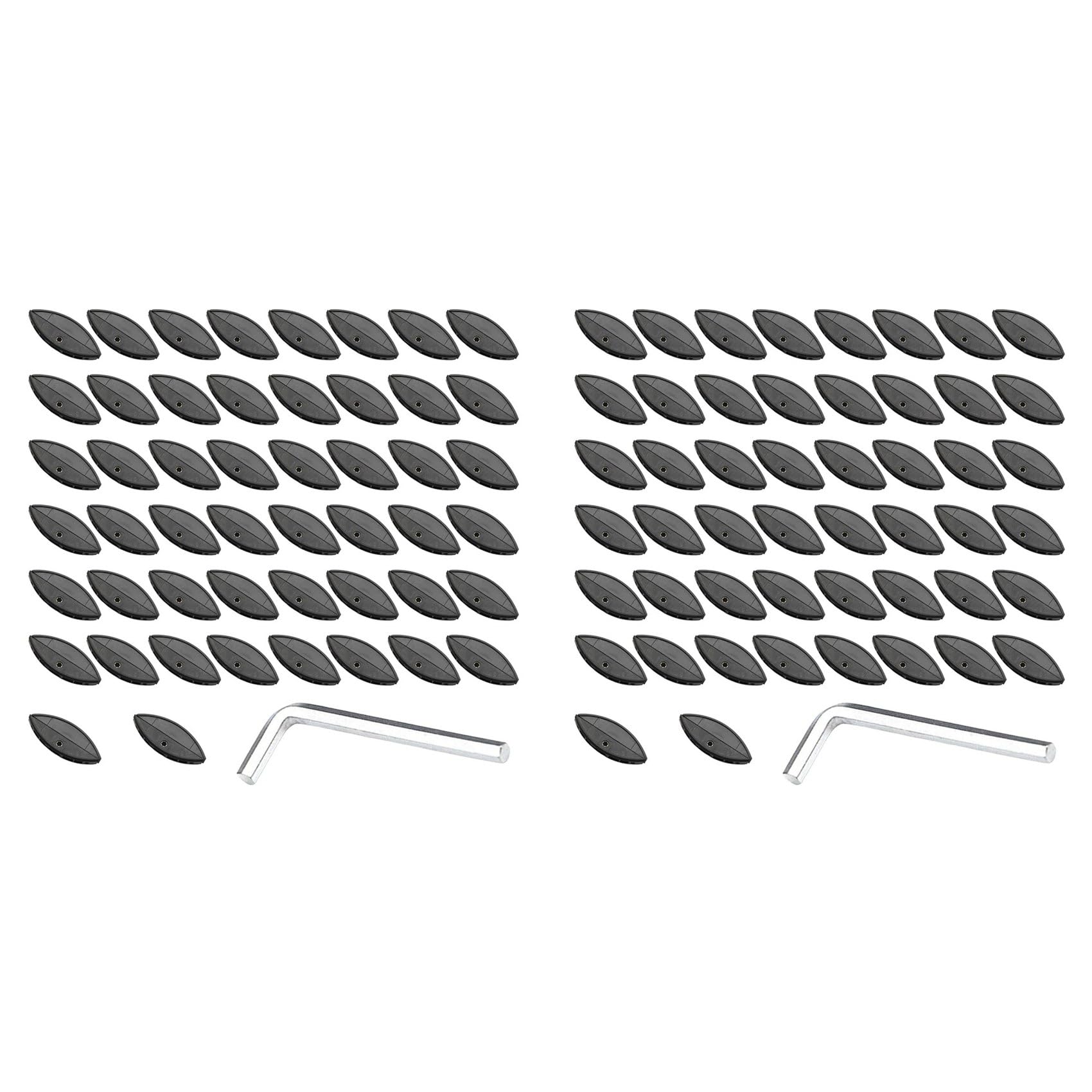 Hwireuigt 100Pcs P15 Plywood Fastener Biscuit Joiner Tenons Tool Woodworking -Connector Disassembly And Assembly Part