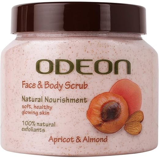 ODEON Apricot Almond Scrub 300ml