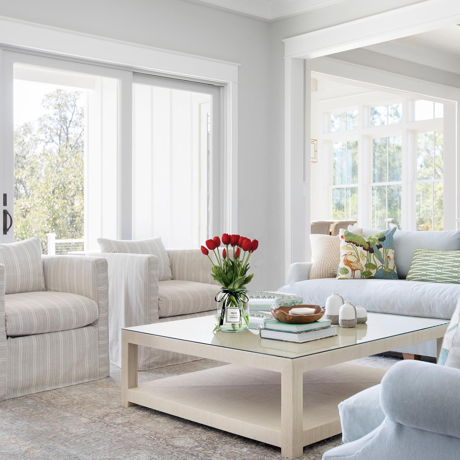 15Pcs Fake Tulips Artificial Flowers Real Touch Latex Bouquet Faux Tulips for Centerpiece Arrangements Wedding Party Home Décor (Hot Red) - Image 4