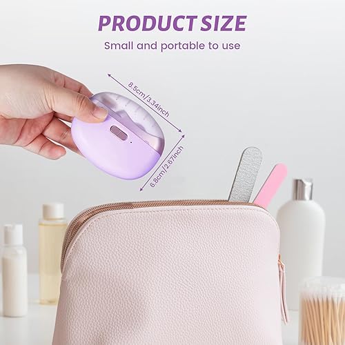 Miniatura 2 de Cortaúñas eléctrico 3 en 1 para personas mayores, recortadora de uñas de bebé, recortadora eléctrica segura de uñas de los pies, herramientas de