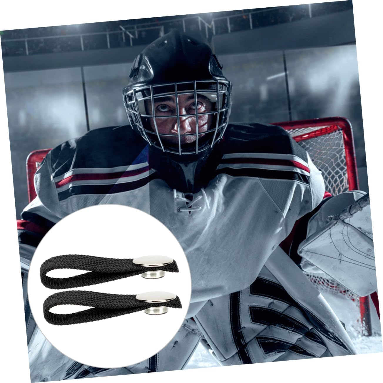 BESTOYARD 2pcs Hockey Chin Straps Detachable Helmet Chin Straps Replacement Secure Fit