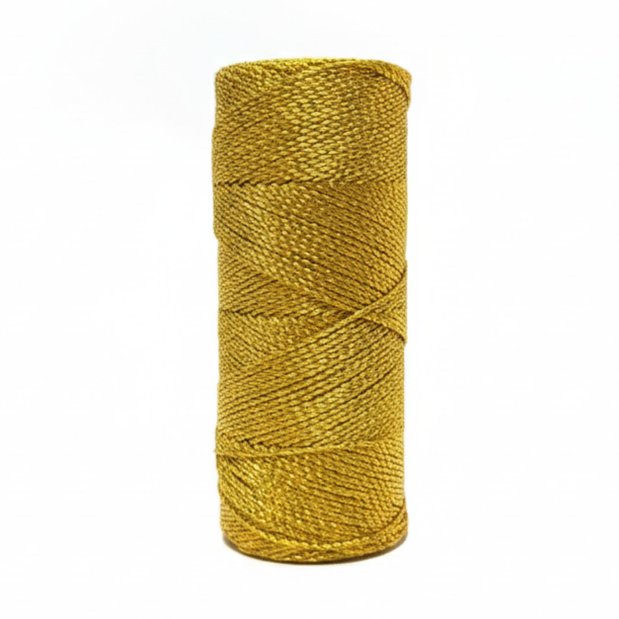 CROCHETA Polycotton Twine Macrame Thread | Natural Cotton Craft String for DIY Projects, Macrame, Wrapping, Handmade Décor & Gift Packaging (Gold, 1MM, 100 Meter)-image-29