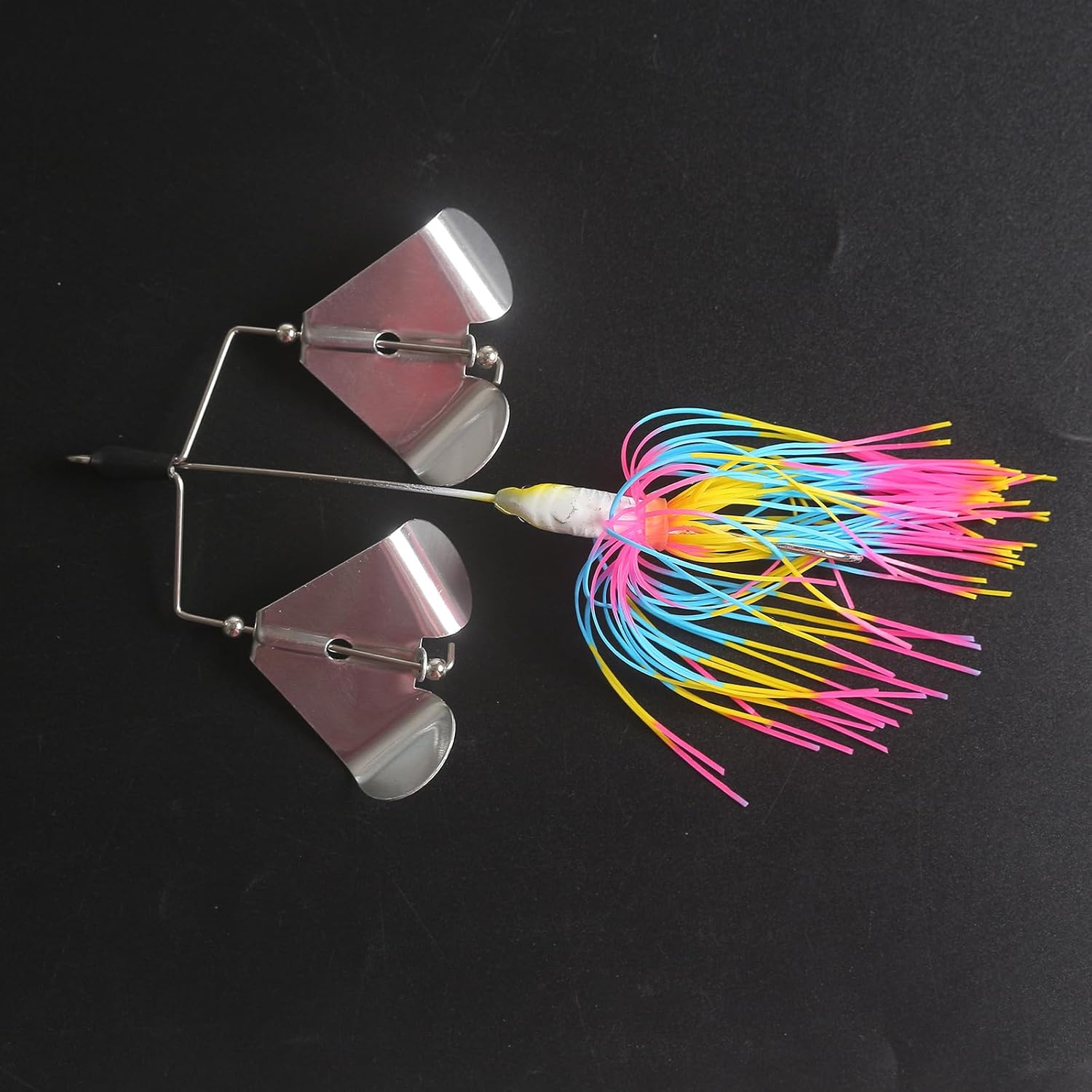 5pc Spinner Baits Hard Fishing Lure Noisy Buzz Rotating Blade Bubble Vibration Propeller Trolling Wobblers (0.74Oz)