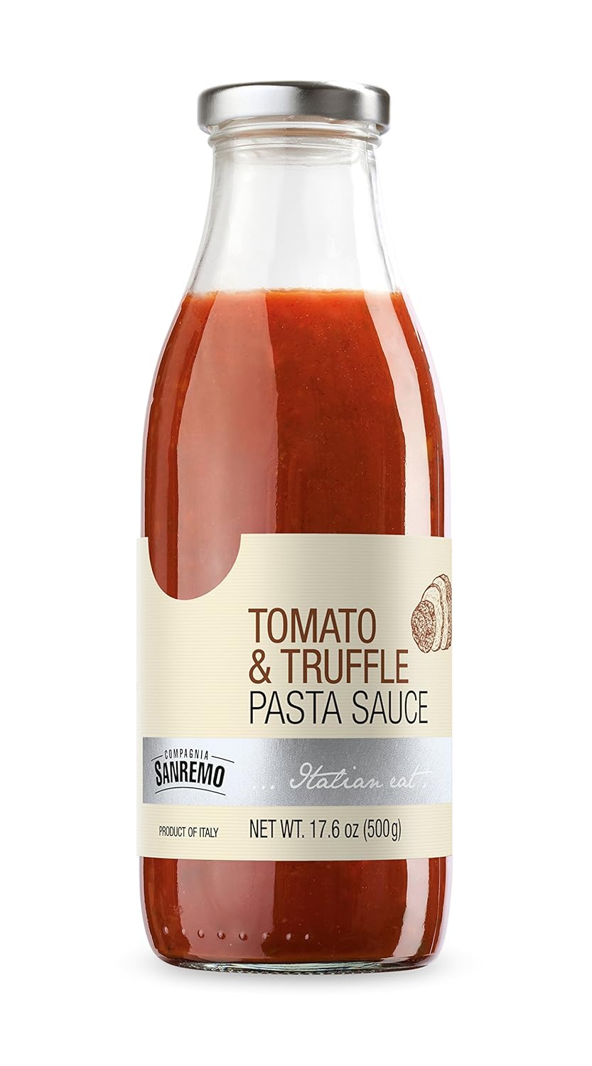 Compagnia Sanremo Sanremo Tomato and Truffle Pasta Sauce, 17.6 Ounce (Pack of 6)