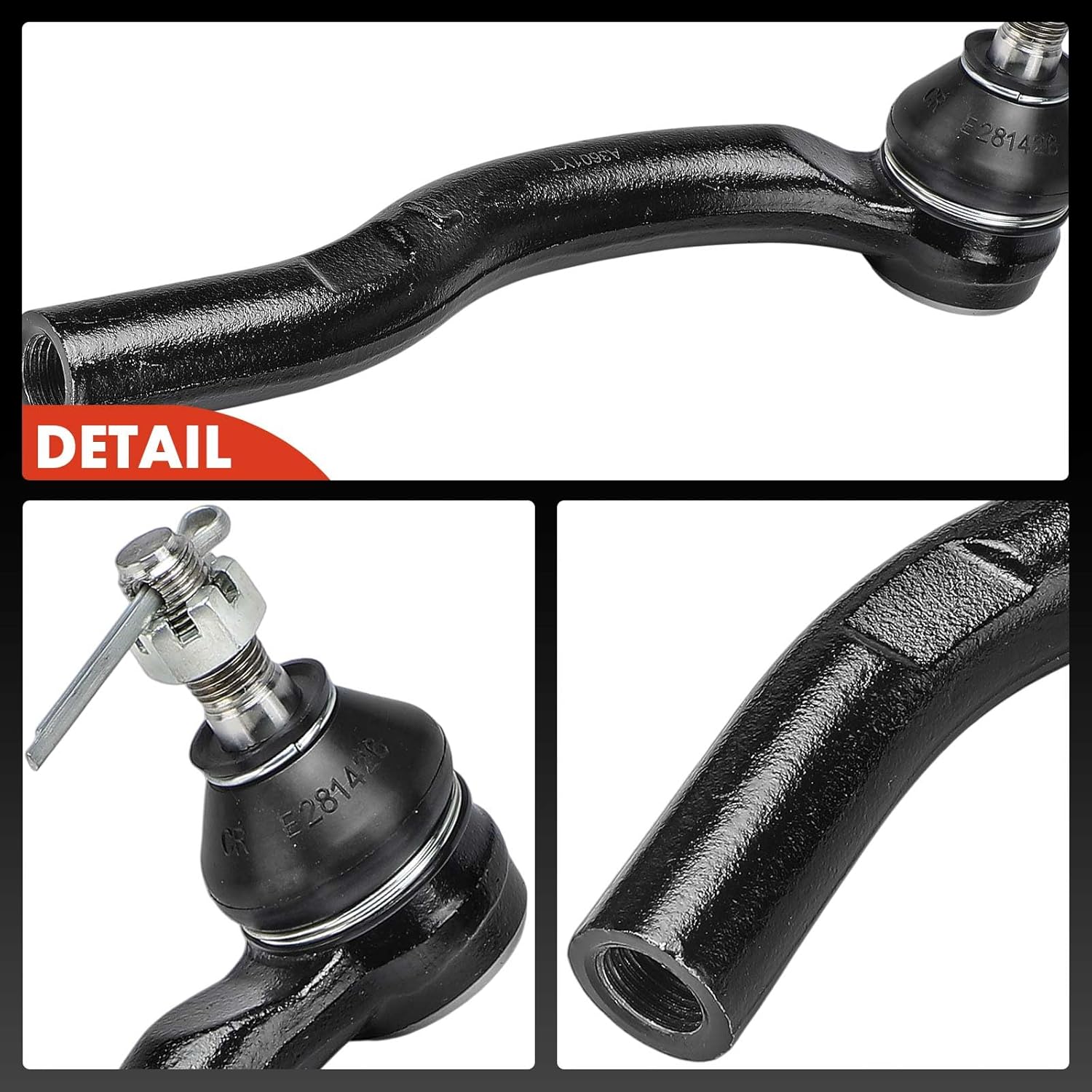 A-Premium 2 x Front Outer Tie Rod Ends, Compatible with Toyota Camry & Lexus ES300, 2002 2003