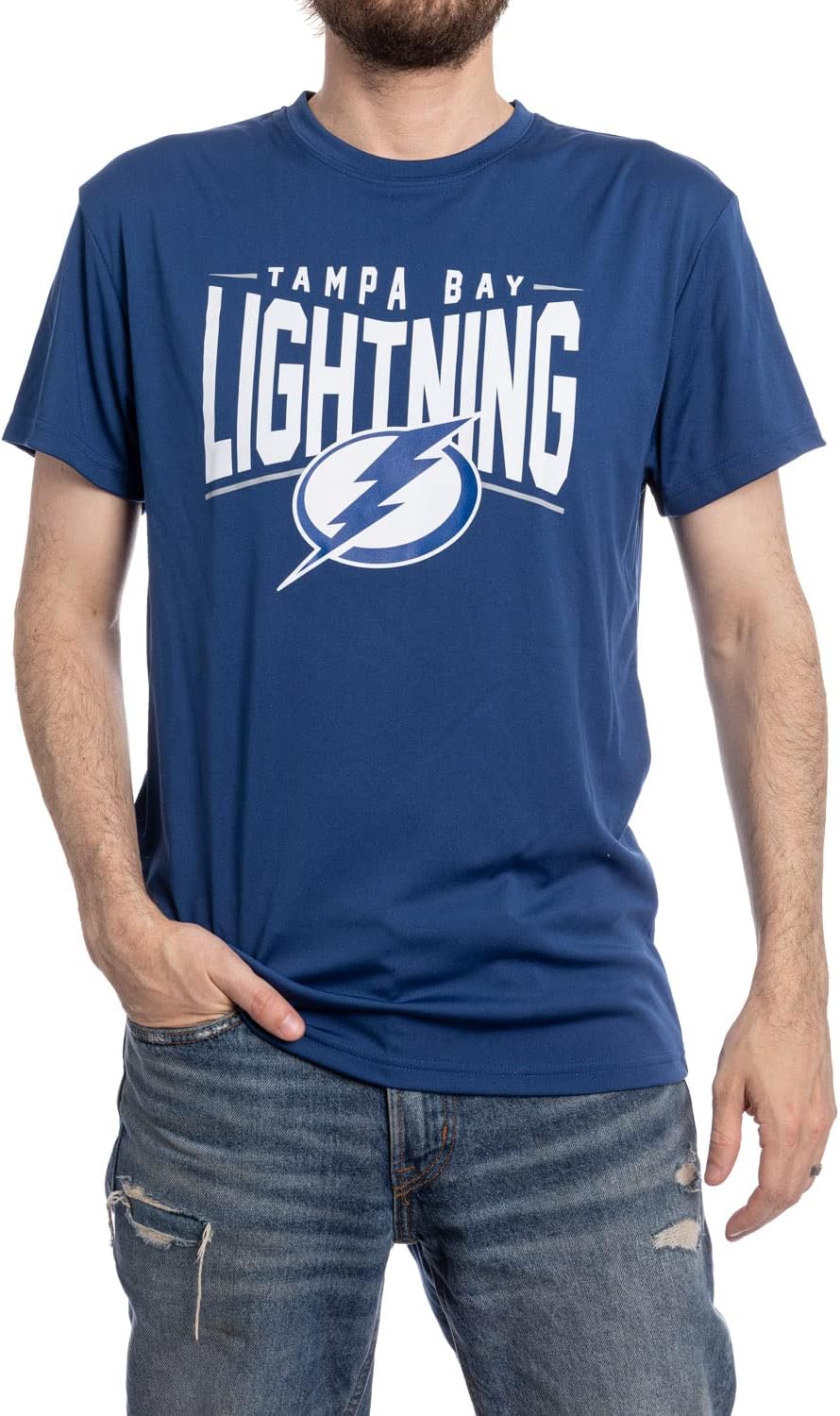 Calhoun NHL Mens Polyester Moisture Wicking Short Sleeve T-Shirt