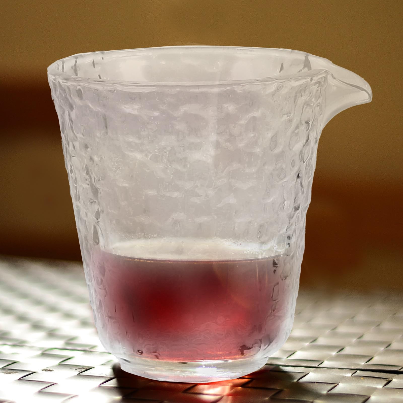 Teegläser Hitzebeständig Glas 8 Stück Teeservice Kleine Teetassen für Zuhause und Reise