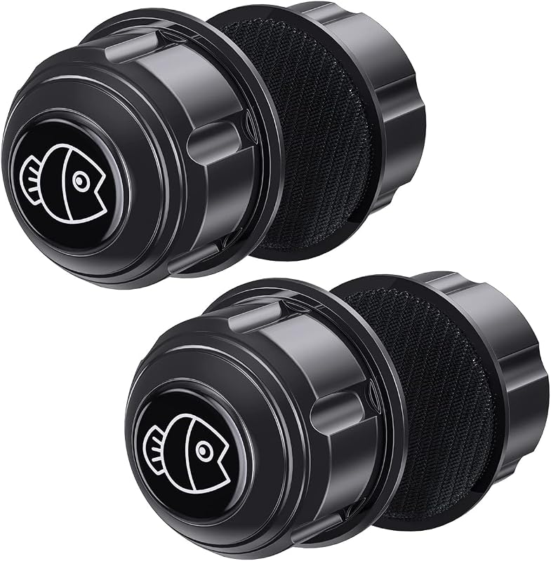Raspador Magnético para Algas em Aquário de Vidro Pawfly com Pads Duplos, para Vidros de até 1,52 cm e Aquários de até 37,85 L, Pacote com 2