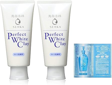 Amazon 洗顔専科 パーフェクトホワイトクレイ 洗顔 濃密泡 1g 2個 おまけ メイク落としオイルサシェ セット 洗顔専科 ビューティー 通販