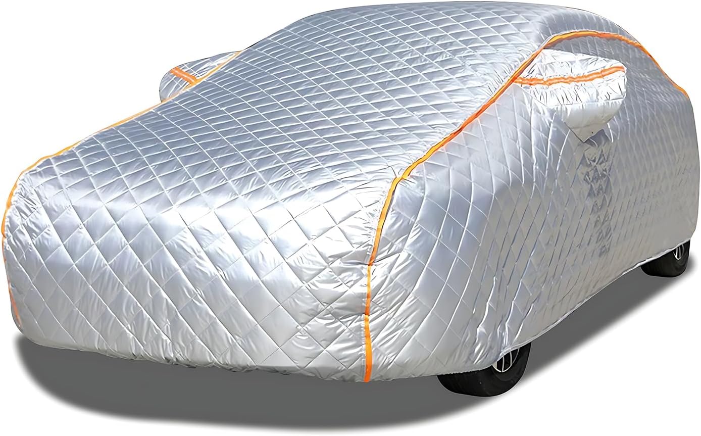 Hail Car Cover Compatible with Honda Civic Type R (FL5) 2023-,Outdoor Hail Protection Cover,Oxford Fabric and Cotton,All Weather Rain Snow,All Seasons