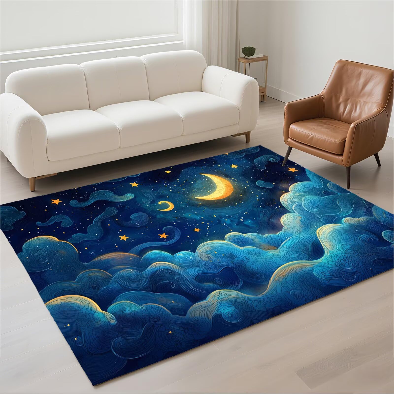 Tapis de couloir antidérapant à pile bouclée douce pour un entretien lavable facile