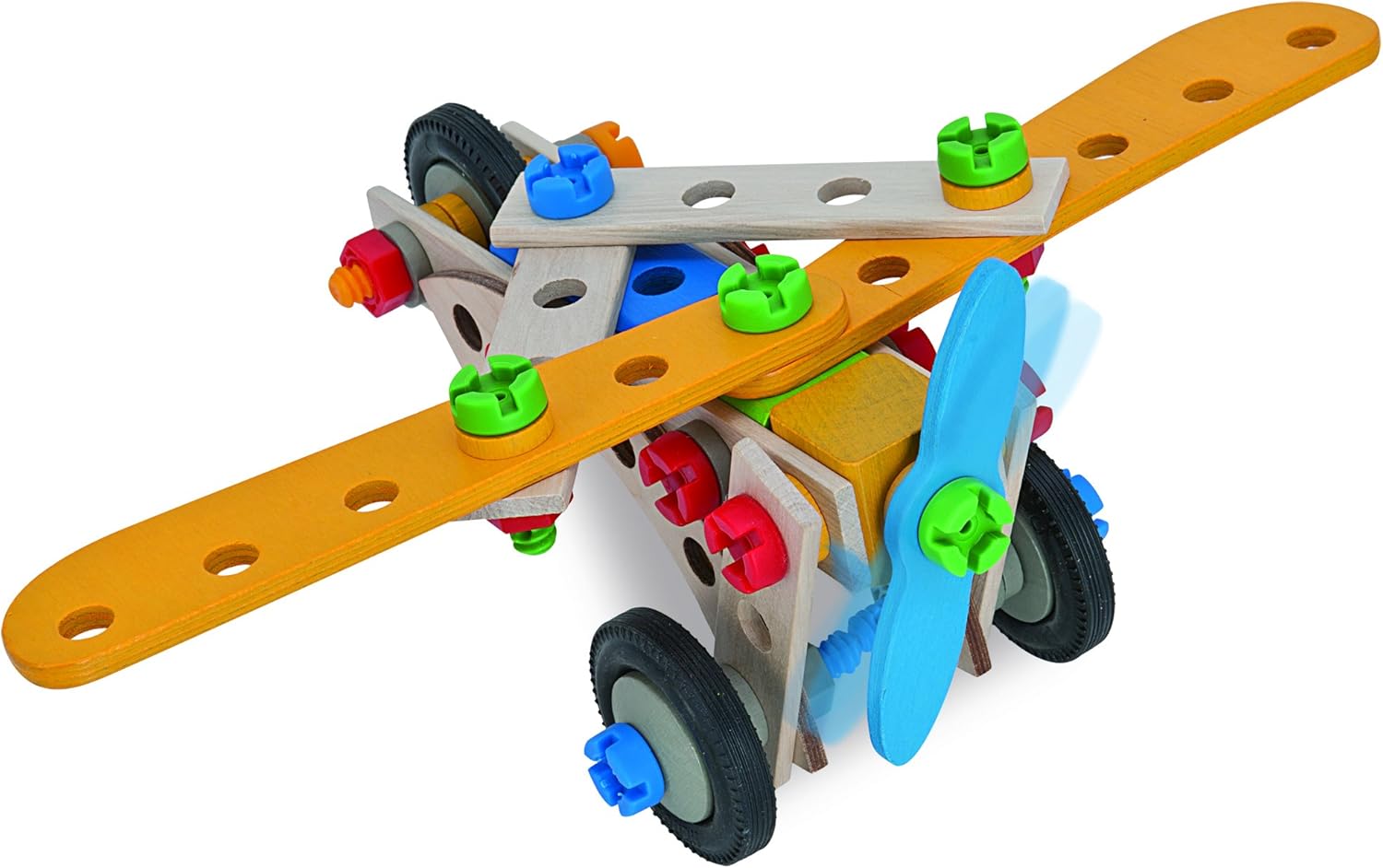 Assembled Eichhorn Constructor airplane model with propeller