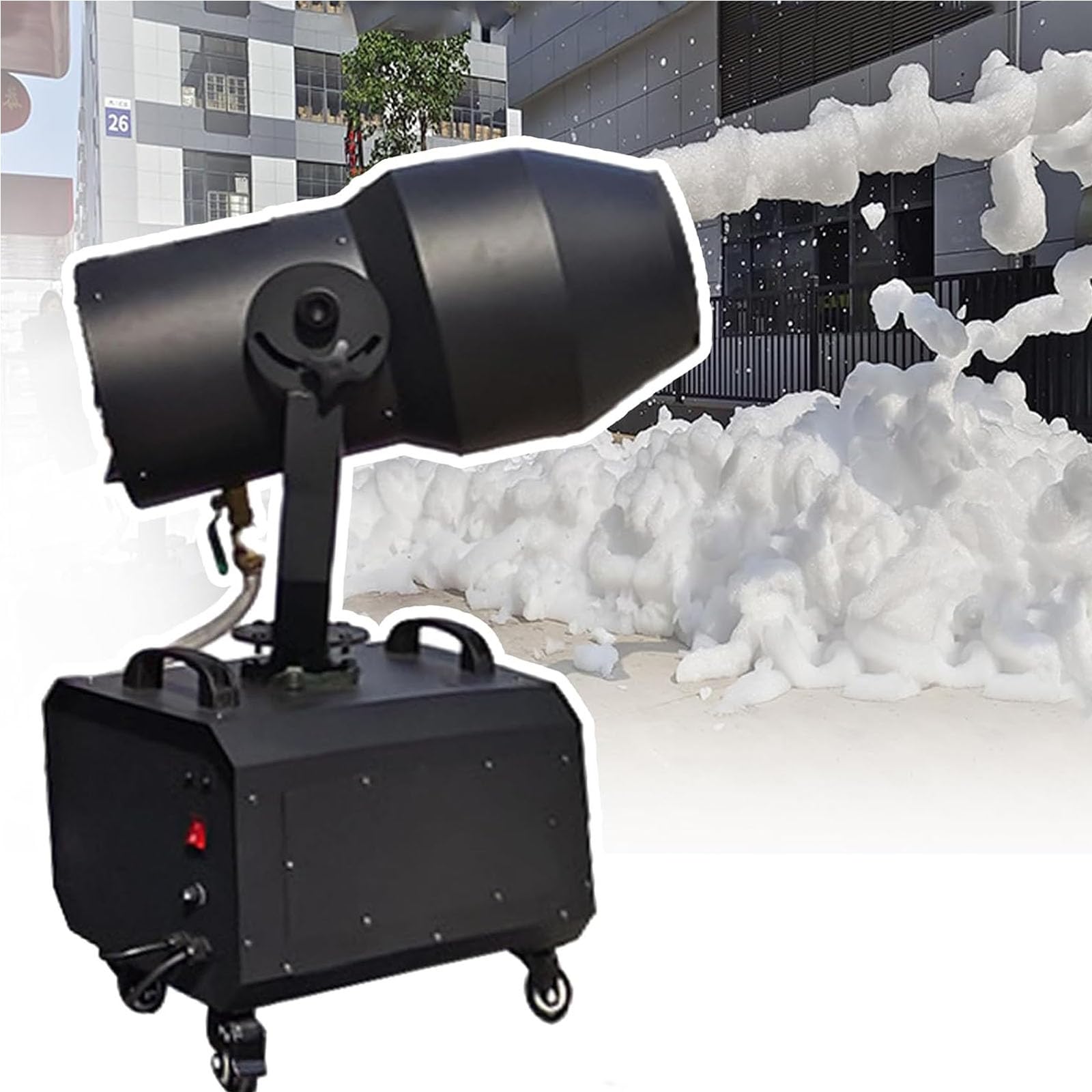 Macchina per schiuma per eventi all'aperto | Attrezzatura ad effetto palcoscenico ad alta potenza | Copertura fino a 60㎡ | Distanza 6-8M | Prestazioni 2000W