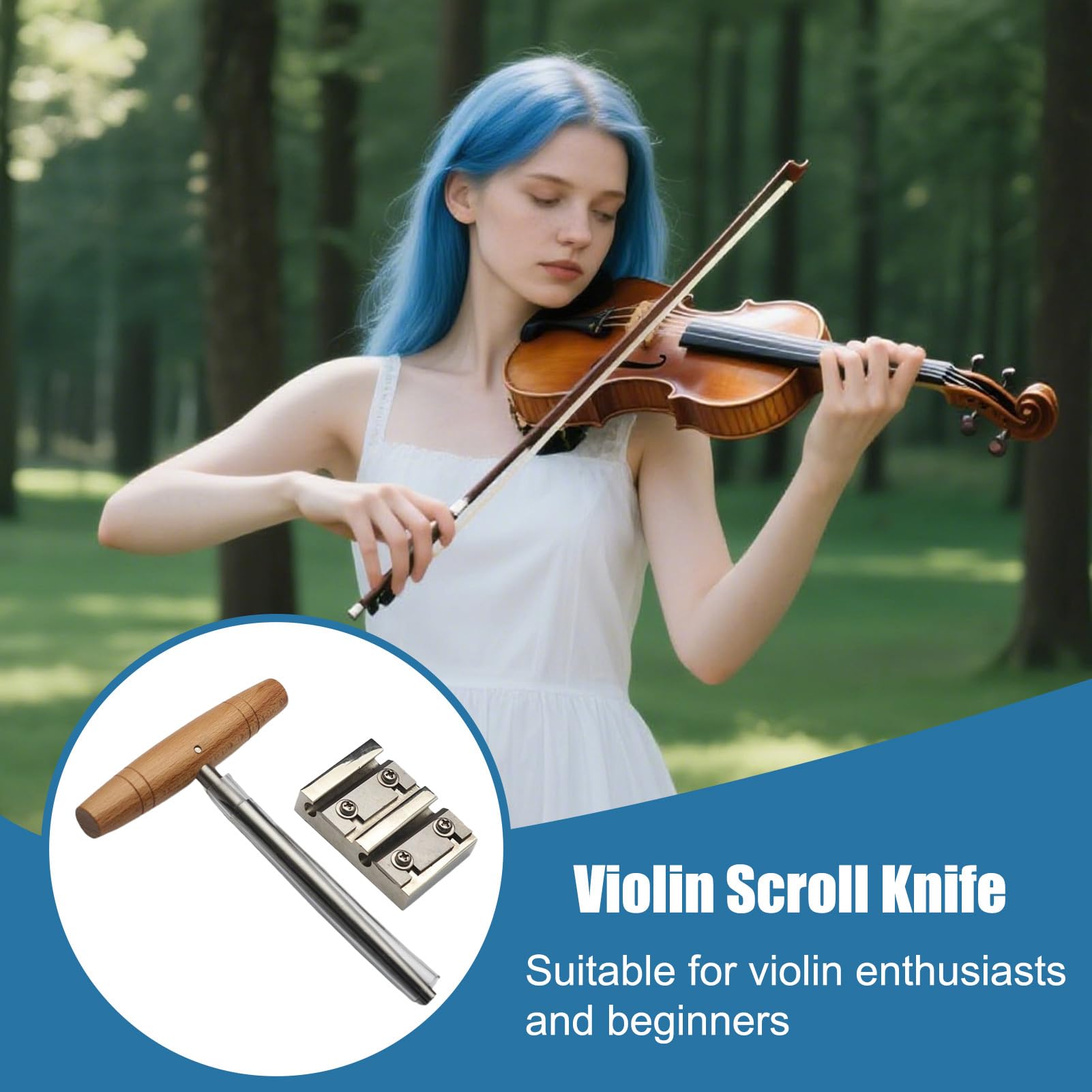 Alesatore manuale - Strumento di luteria per violino con manico in legno, svasatore conico 1 26 per Luthier Riparazione di Viole, Contrabbasso Strumenti a Corda Orchestrali