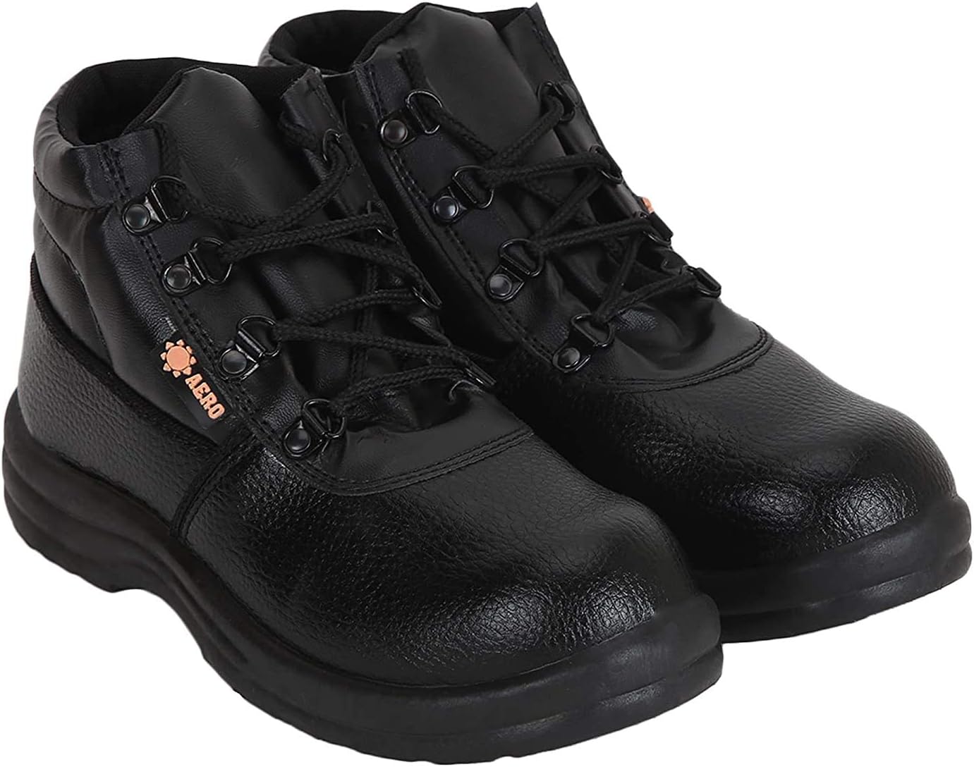 WIKA Aero Men's Black Steel Toe High Ankle Safety Shoes