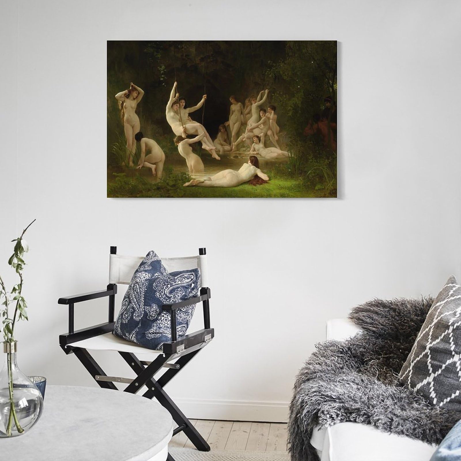 Amazon.co.jp: ウィリアム アドルフ ブグロー絵画 ニンファエウム 1878