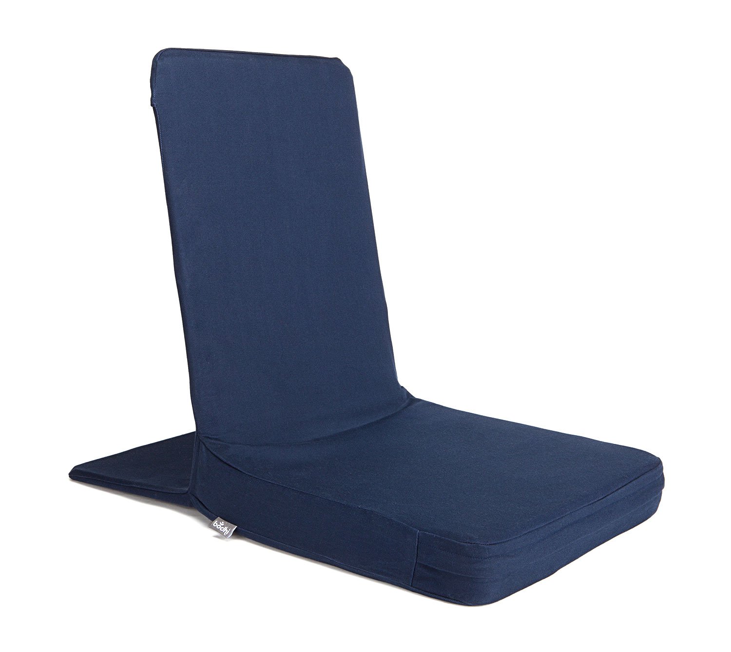 Bodhi Sedia da Pavimento Mandir XL | Seduta da meditazione con cuscino spesso | comoda sedia da pavimento con schienale imbottito | fodera lavabile, ideale per yoga e meditazione (blu notte, XL)