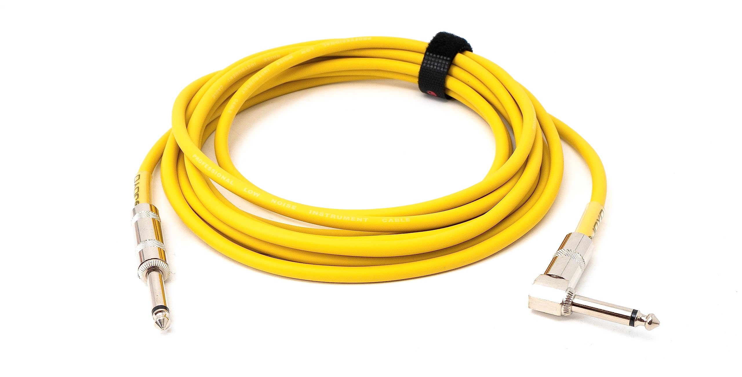 Cable de audio de 450 cm System-S con conector jack de 6,35 mm macho a macho en color amarillo 5
