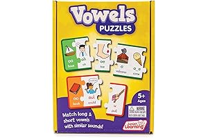 Junior Learning Vowel Puzzles - Interactive Educational Games for Preschoolers and Kindergarteners