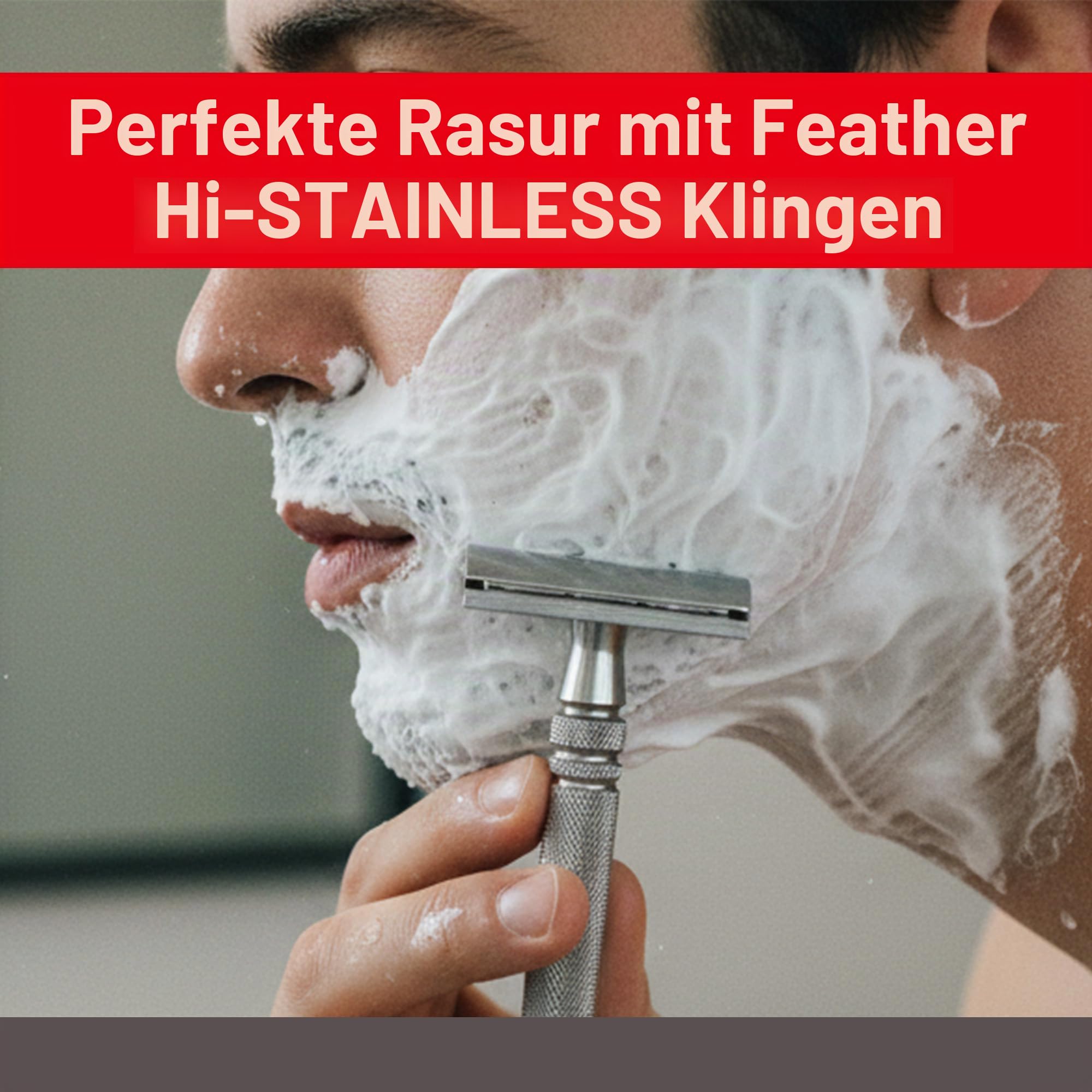 Feather All Stainless Double Edge Razor AS-D2