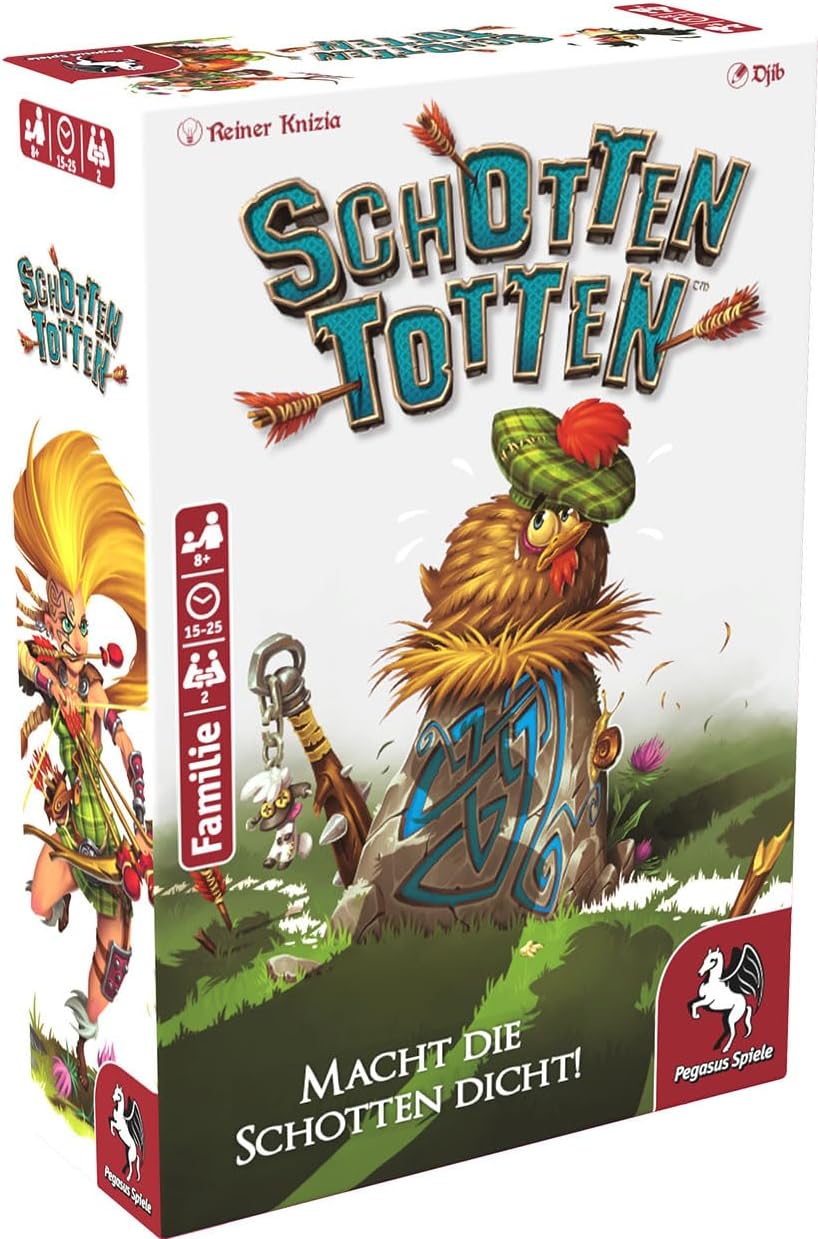Pegasus Spiele Schotten Totten, Green, Blue, Red