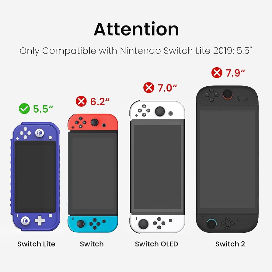 Amazon.com: KIWIHOME Switch Lite Case, Durable Anti-Slip