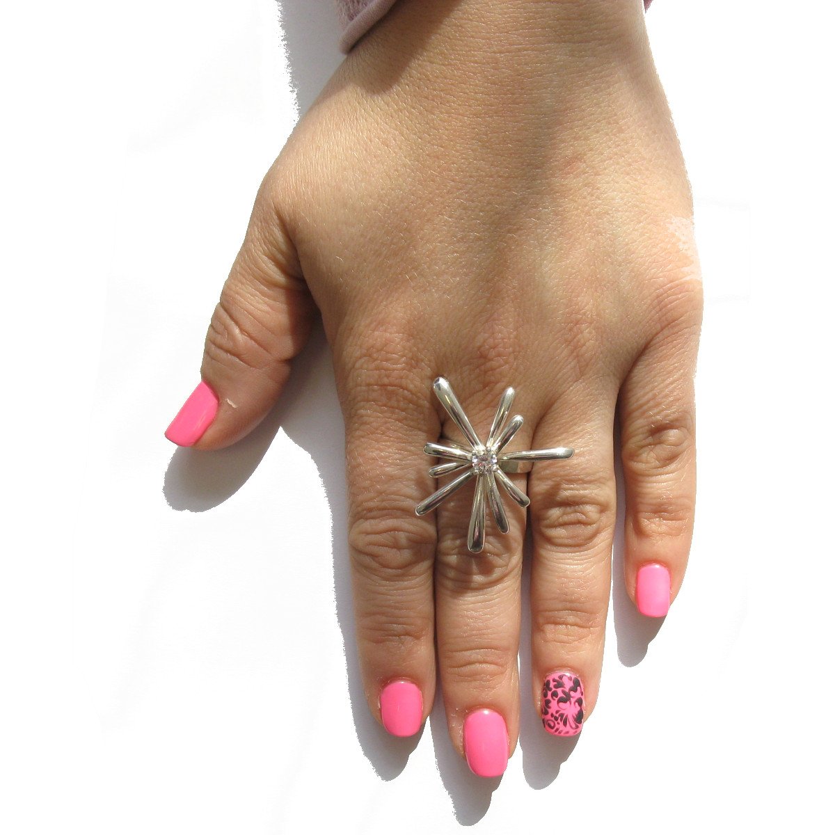 Sterling Silber Ring mit CZ 925 Empress jewellery Größe 46-71