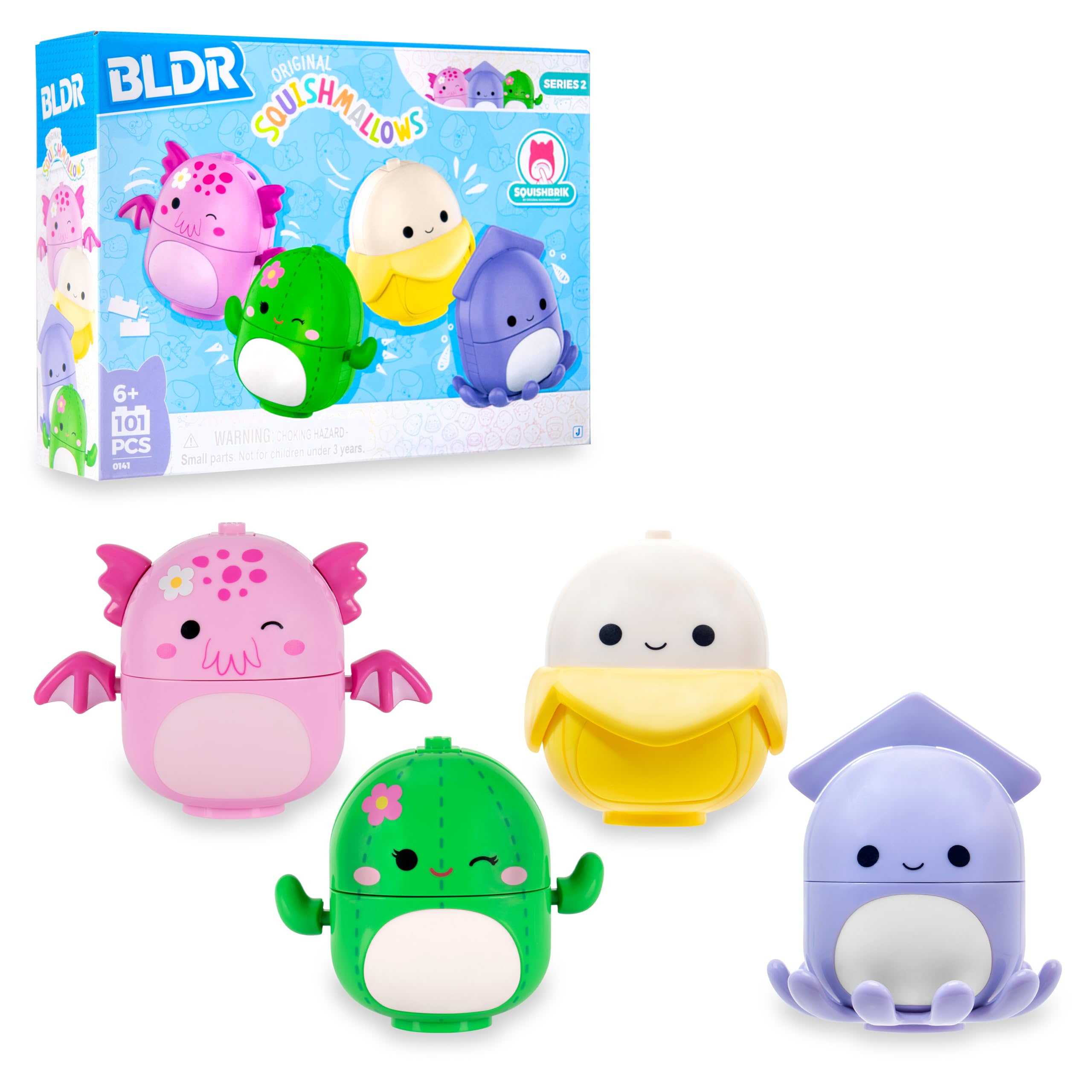 Amazon.com: BLDR Squishmallows Buildable Figure Multipack - Junie