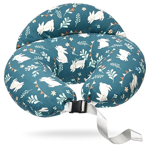 Momcozy Almohadas de lactancia de tamaño grande para lactancia materna, almohada de lactancia portátil, lactancia materna, alimentación con biberón,