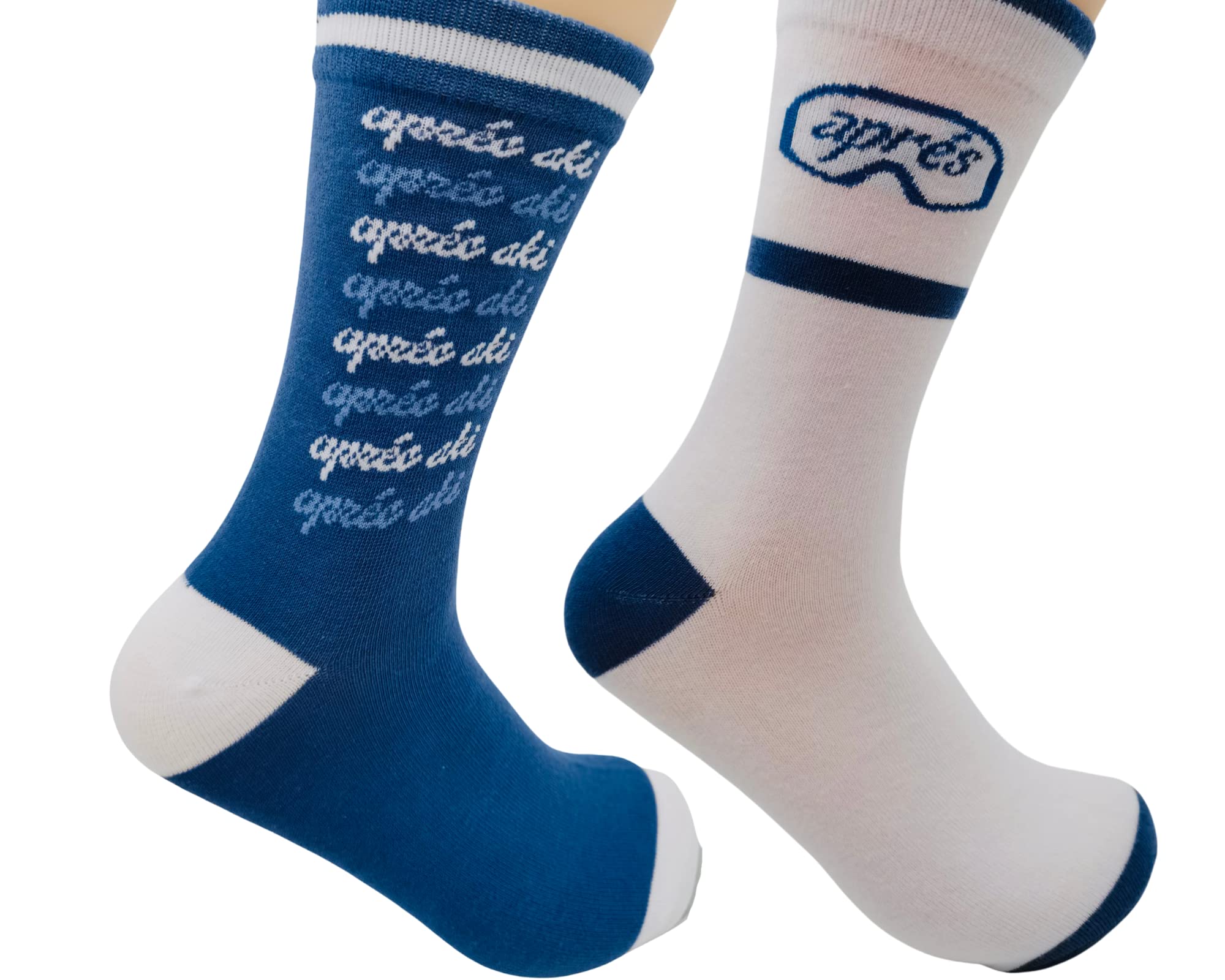 Twerp Apres Ski Socks- Pack of 2, Blue, White, One size
